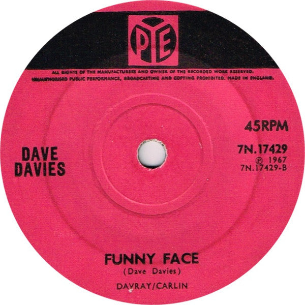 Dave Davies : Suzanah's Still Alive (7", Sol)