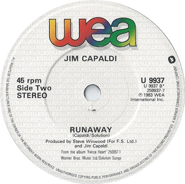 Jim Capaldi : That's Love (7", Single)