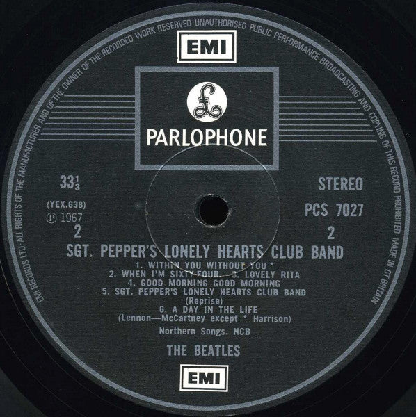The Beatles : Sgt Peppers Lonely Hearts Club Band (LP, Album, RE, 2 B)