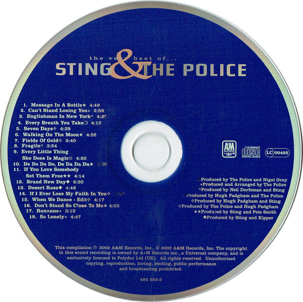 Sting / The Police : The Very Best Of Sting & The Police (CD, Comp, RE)