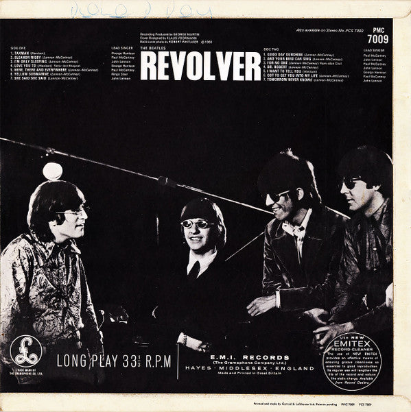 The Beatles : Revolver (LP, Album, Mono, Ser)