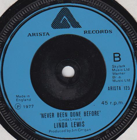 Linda Lewis : Come Back And Finish What You Started (7", Single)