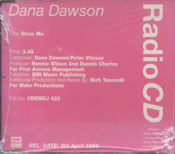 Dana Dawson : Show Me (CD, Single, Promo)