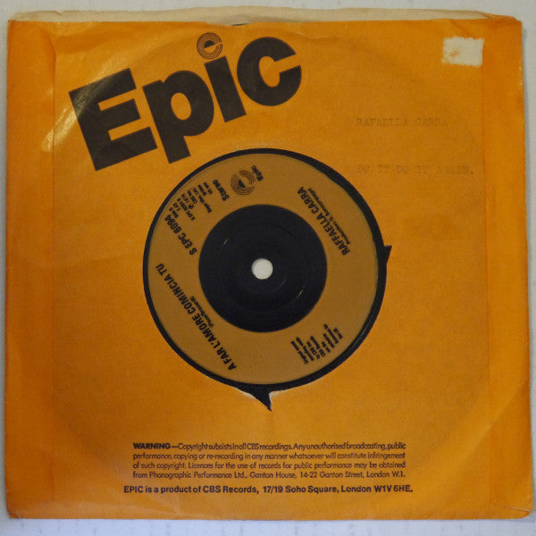 Raffaella Carrà : Do It, Do It Again (7", Single, Bro)