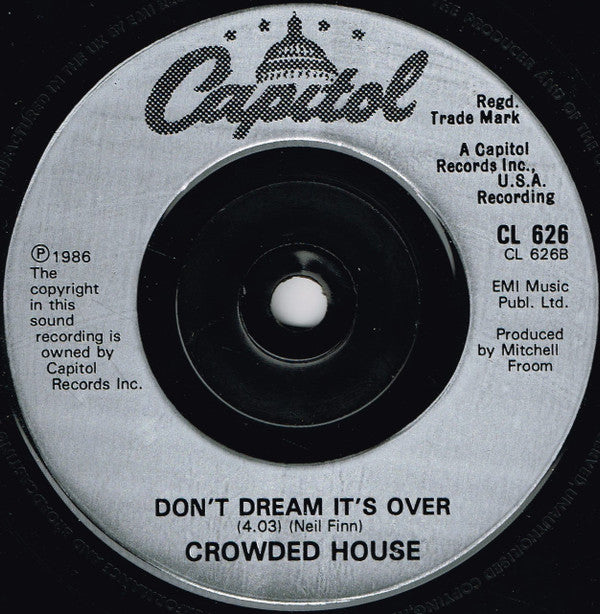 Crowded House : Fall At Your Feet  (7", Single)
