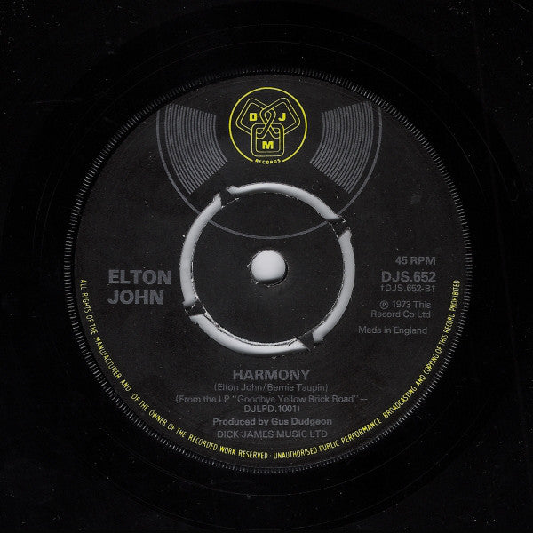 Elton John : Pinball Wizard (7", Single, Kno)