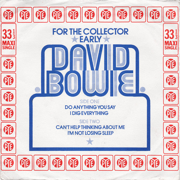David Bowie : For The Collector Early David Bowie (7", Maxi, Sol)