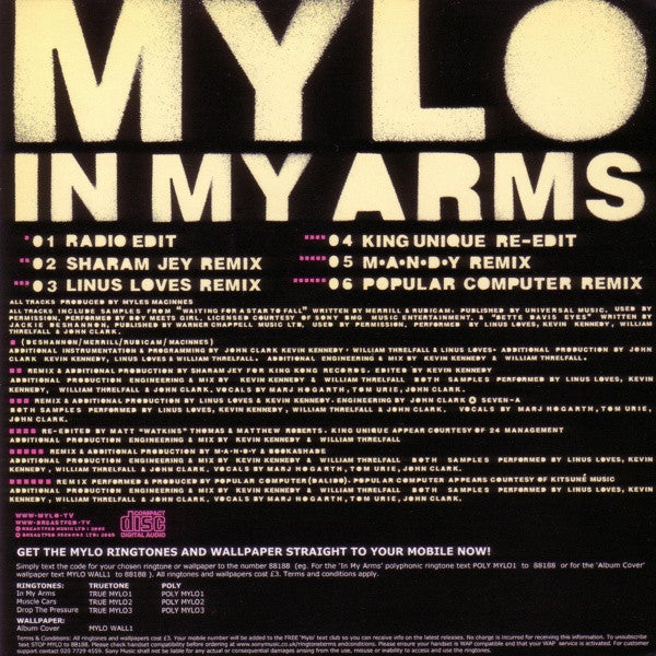 Mylo : In My Arms (CD, Single)