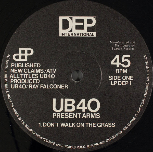 UB40 : Present Arms (LP, Album, Dam + 12")