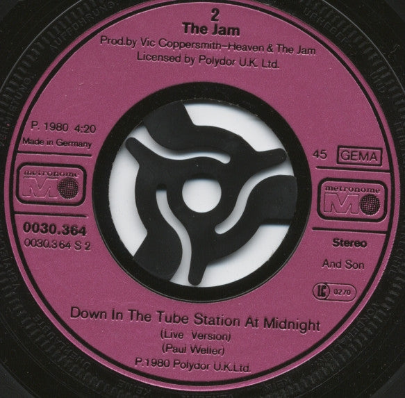 The Jam : That's Entertainment (7", Single)