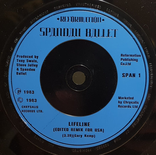 Spandau Ballet : True (7", Single, Gat)