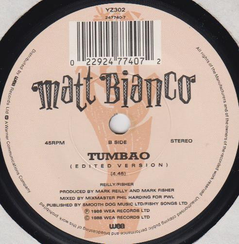 Matt Bianco : Good Times (7", Single)