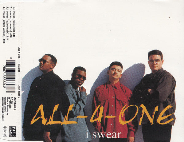 All-4-One : I Swear (CD, Single)