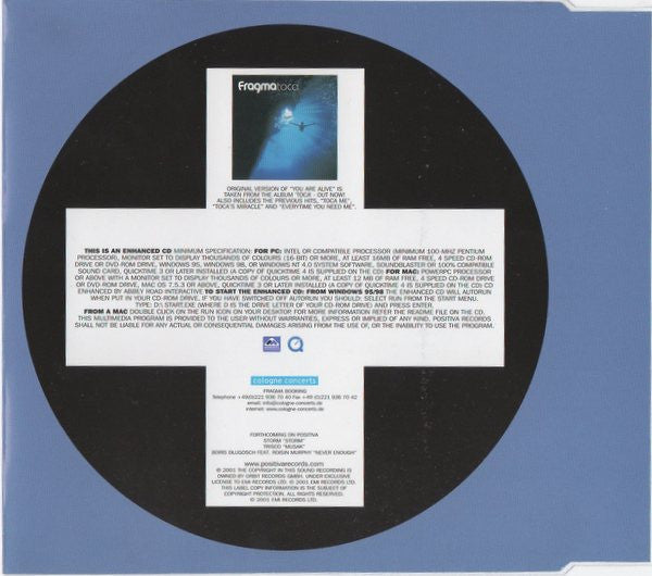 Fragma : You Are Alive (CD, Single, Enh, M/Print, CD1)