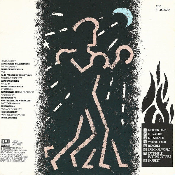 David Bowie : Let's Dance (CD, Album, RE)