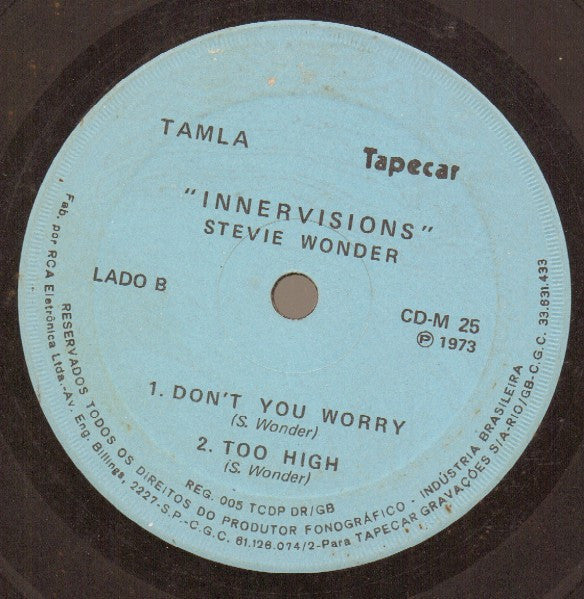 Stevie Wonder : Innervisions (7", EP)