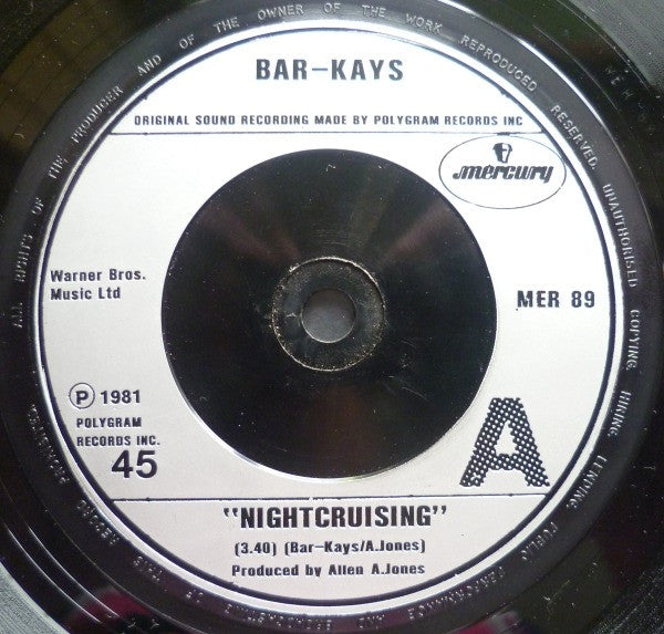 Bar-Kays : Nightcruising (7")