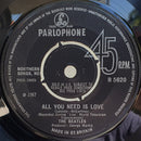The Beatles : All You Need Is Love (7", Single, Pus)