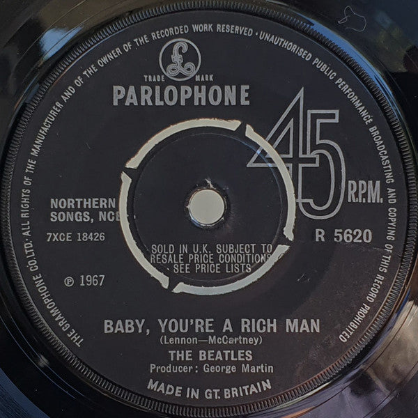 The Beatles : All You Need Is Love (7", Single, Pus)