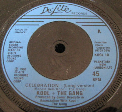 Kool & The Gang : Celebration (Long Version) / Morning Star (7")