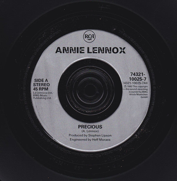 Annie Lennox : Precious (7", Single, Inj)