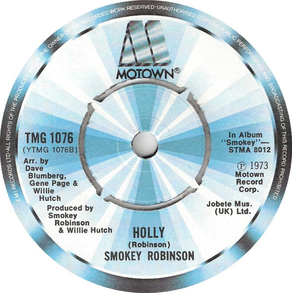 Smokey Robinson : Vitamin U (7", Single, 4 P)