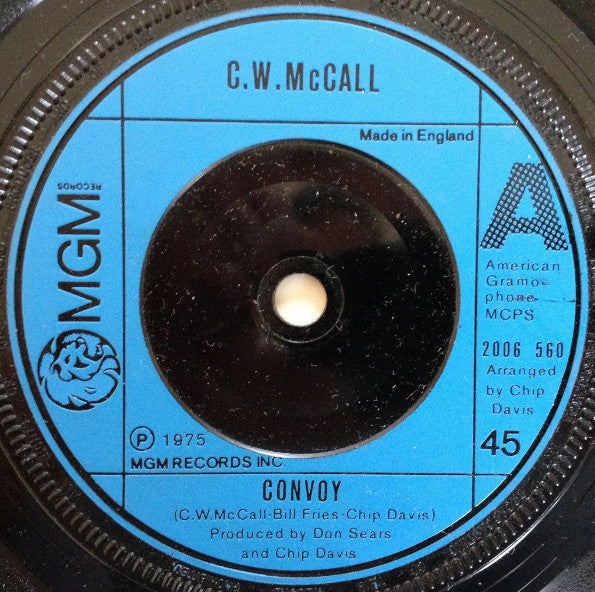 C.W. McCall : Convoy (7", Single, Blu)