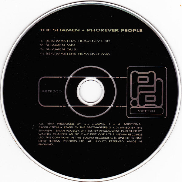 The Shamen : Phorever People (CD, Single, CD1)