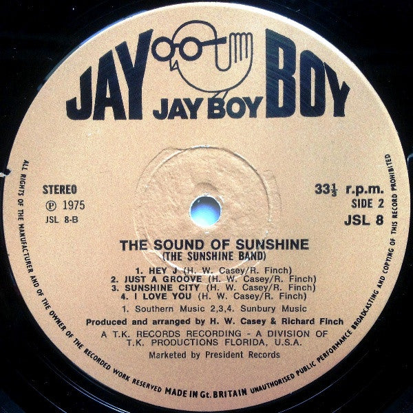 The Sunshine Band : The Sound Of Sunshine (LP, Album)