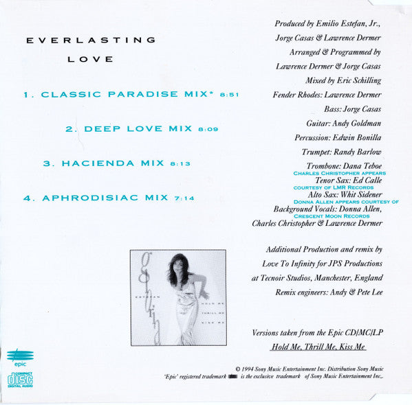 Gloria Estefan : Everlasting Love (CD, Single)