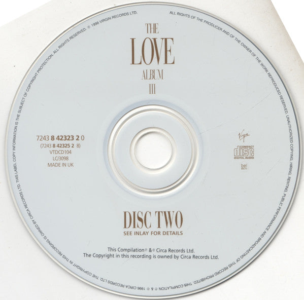 Various : The Love Album III (2xCD, Comp)
