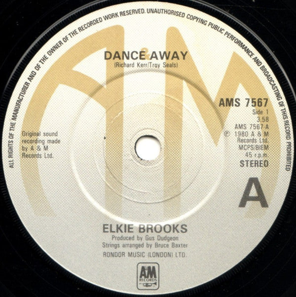 Elkie Brooks : Dance Away (7", Single)
