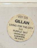 Gillan : Living For The City (7", Single, Pic)