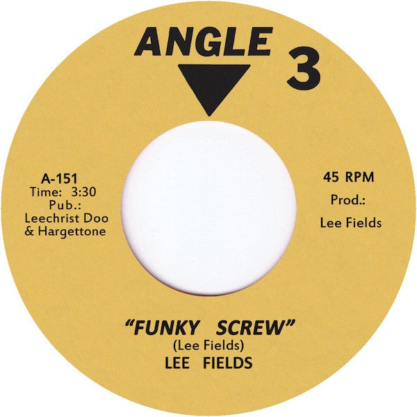 Lee Fields & The Devil's Personal Band : Funky Screw (7", Single, RE)