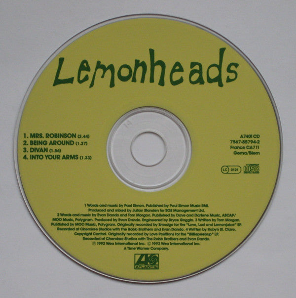 The Lemonheads : Mrs. Robinson / Being Around (CD, Single, Dis)