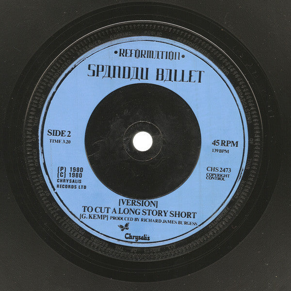 Spandau Ballet : To Cut A Long Story Short (7", Single)