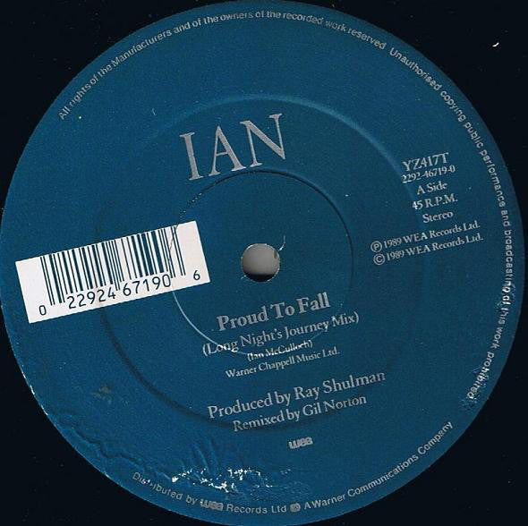 Ian McCulloch : Proud To Fall (12")