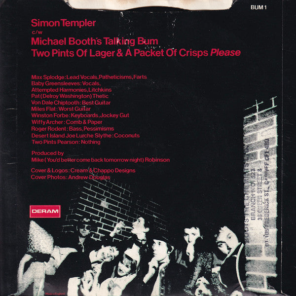 Splodgenessabounds : Simon Templer (7", Single)