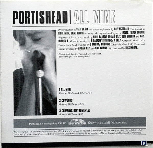 Portishead : All Mine (CD, Single)