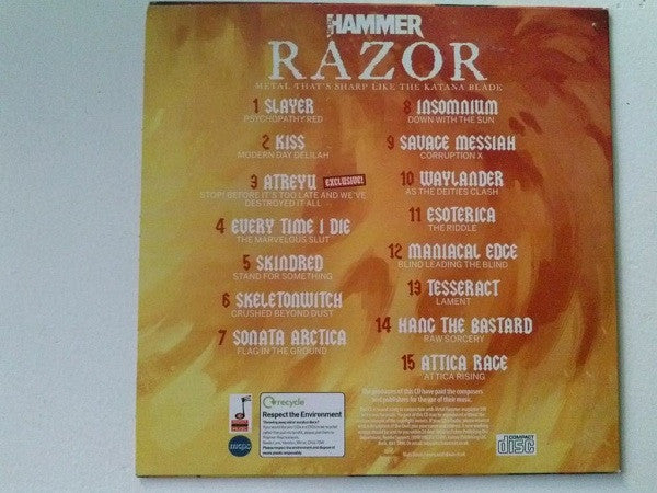 Various : Razor: The Hottest Metal Known To Man (CD, Comp)