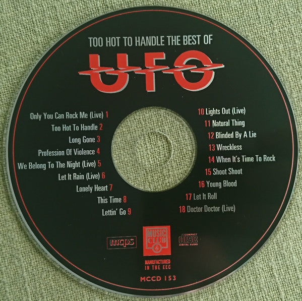 UFO (5) : Too Hot To Handle-The Best Of (CD, Album, Comp)