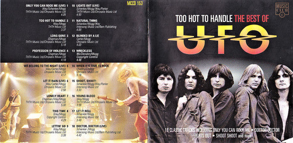 UFO (5) : Too Hot To Handle-The Best Of (CD, Album, Comp)