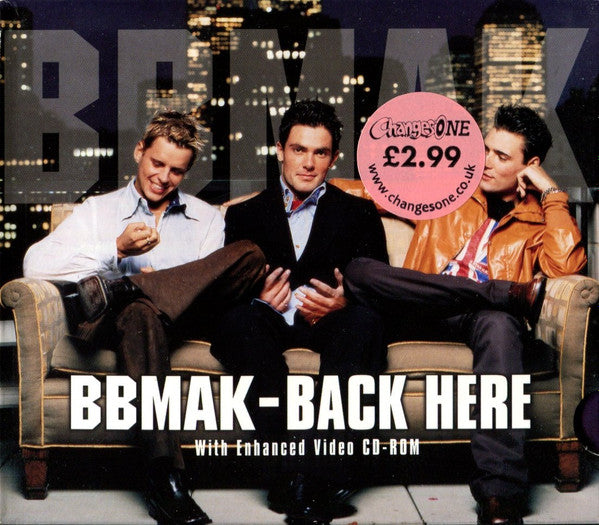 BBMak : Back Here (CD, Single, Enh, Car)