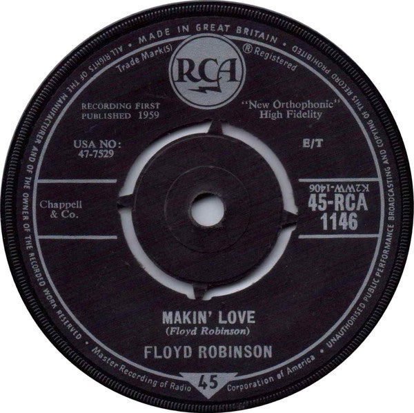 Floyd Robinson : Makin' Love (7", Single, 4-P)