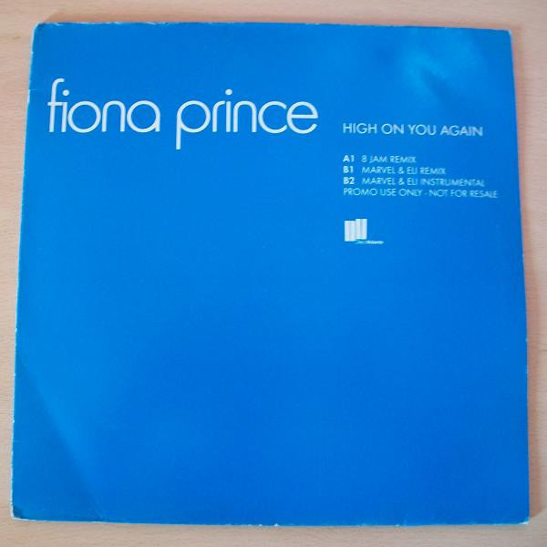 Fiona Prince : High On You Again (12", Promo)