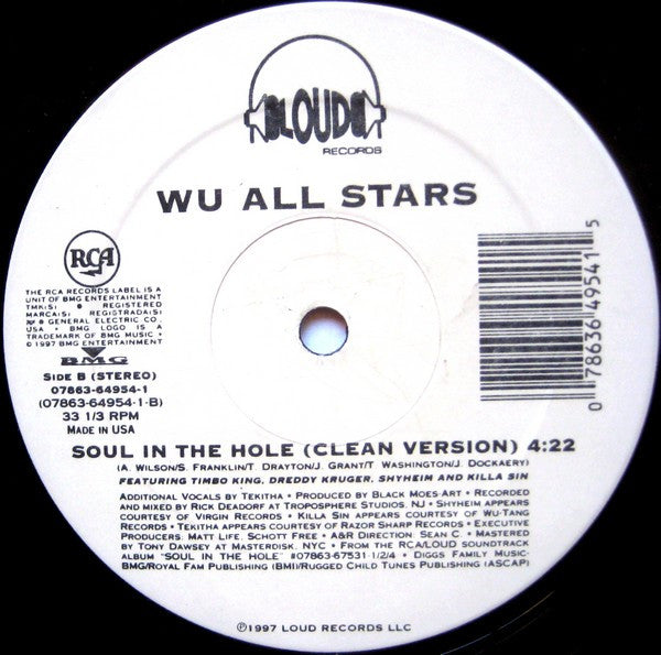 Wu All Stars* : Soul In The Hole (12")