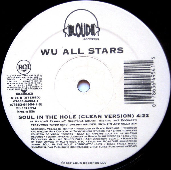 Wu All-Stars : Soul In The Hole (12")