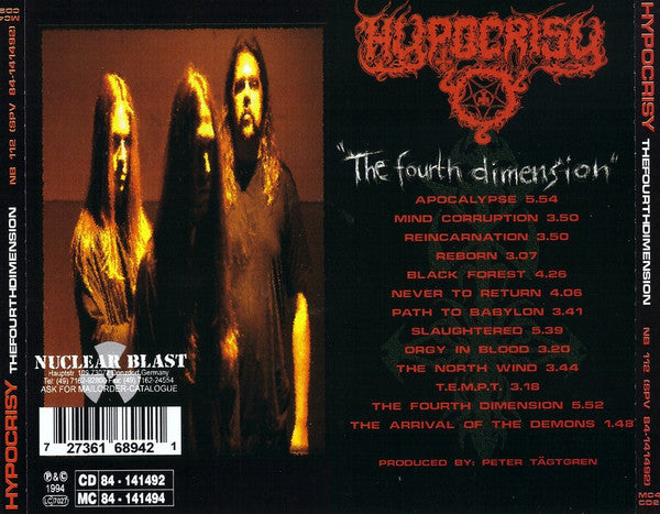 Hypocrisy : The Fourth Dimension (CD, Album)