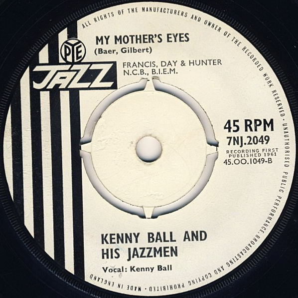 Kenny Ball And His Jazzmen : Midnight In Moscow (7", Single)