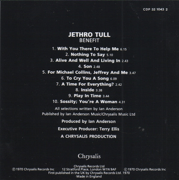 Jethro Tull : Benefit (CD, Album, RE, RP)